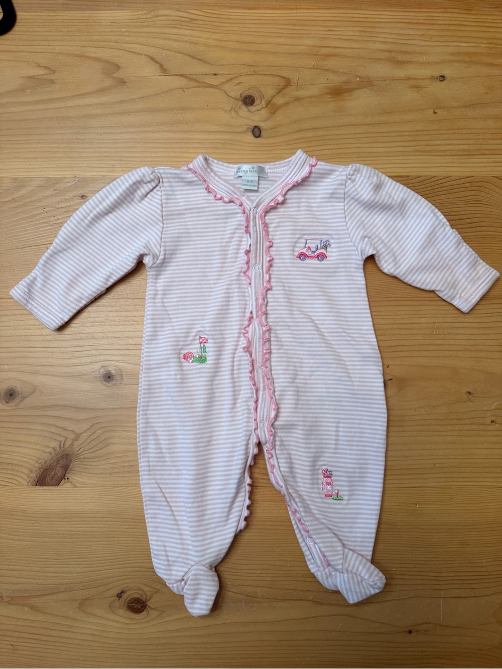 Kissy Kissy Embroidered Golf One-Piece